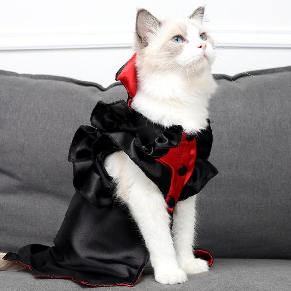 

cat costumes halloween dog clothes funny cosplay change into cat/dog kitten puppy cape kawaii pet supplies