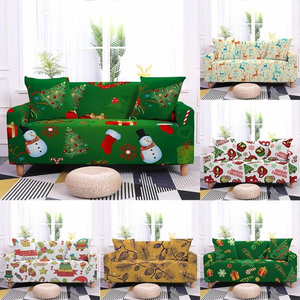 

chair covers christmas sofa cover for living room slipcover protective elastic sectional armchair non-slip stretch couch decor
