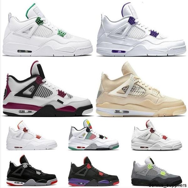 

fashion travis sail 4 4s jumpman basketball shoes court purple womens mens raptors orange metallic neon psgs trainers sneakersbxib