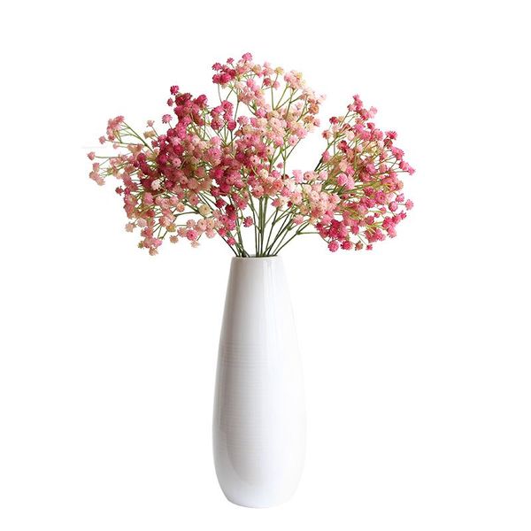 

pink plastic babysbreath -wholesale (200pcs/lot) real touch gypsophila decorative artificial flower wedding party flowers & wreaths