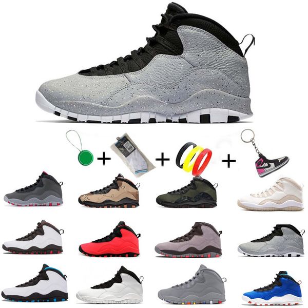 

10 womens mens basketball shoes 10s jumpman sneakers oreo black cat fire bred iv cactus jack trainers taupe haze unc blue metallic cool grey