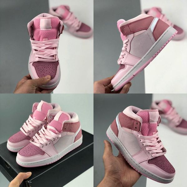

shoes jumpman 1 mid wmns digital pink girls baskets 1s size36-45