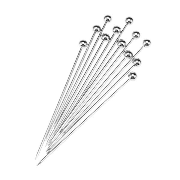 

stainless steel cocktail picks fruit sticks toothpicks for party bar forks