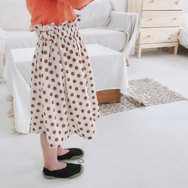 

skirts girls for kids casual dot print children skirt fashion lace high waist fluffy tutu 2021 arrival girl pettiskirt, Blue