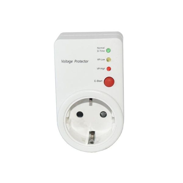 

smart power plugs automatic voltage switcher avs 16a 220v surge protector eu plug socket type safe refrigerator