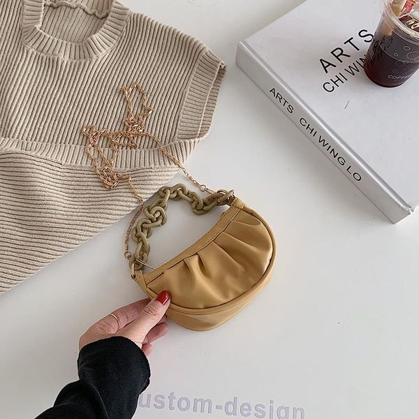 

evening bags women's bag pleated cloud handbag single shoulder messenger