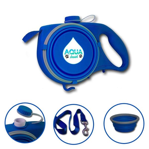 

1.5m creative four-in-one multifunctional pet traction rope kettle automatic retractable portable dog walking collars & leashes