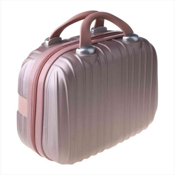 

14in cosmetic case luggage small bags travel portable carrying suitcase for makeup