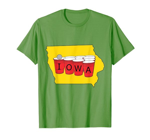 

iowa drinking shirt, White;black