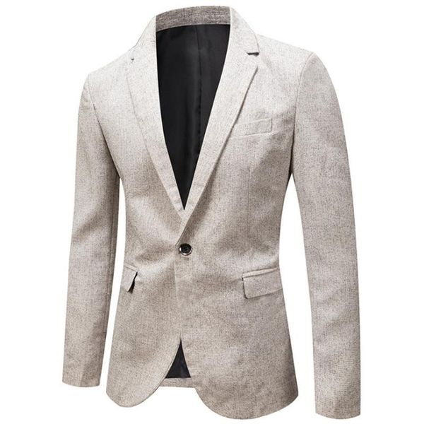 

spring men suit jackets single button solid color blazers slim fit casual party male blazer jacket terno masculino men's suits &, White;black