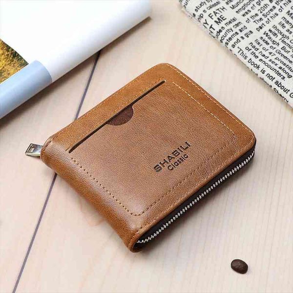 

men wallet multifunctional mini card short money bags zipper clutch bag coin pocket portfel porte monnaie, Red;black
