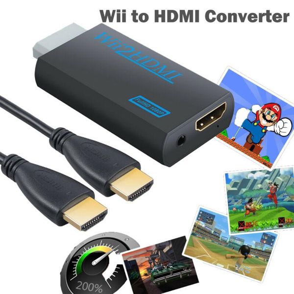 

audio cables & connectors wii to converter adapter 3.5mm video output cable for