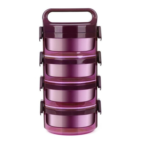 

dinnerware sets arrival thermal lunch box for kids portable 2-4 layers 304 stainless steel leakproof sealed school bento container