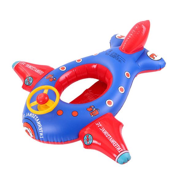 

swimming ring big plane steering wheel seat baby sitting children swimming circle