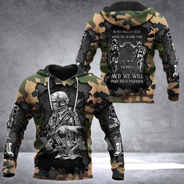 

men's hoodies & sweatshirts british-in-memory army solidier 3d print hoodie spring autumn man women harajuku outwear hooded pullover tr, Black