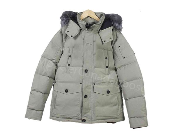 

men's down & parkas winter mens jacket fashion men cotton thick warm man casual outdoor windbreaker thermal hooded coats mosv, Black