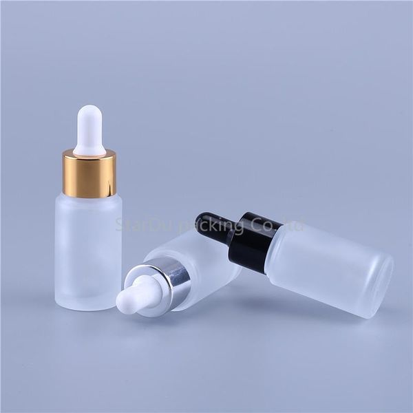 

storage bottles & jars 200pcs/lot 20ml reagent empty frost dropper glass essential oil liquid pipette perfume container