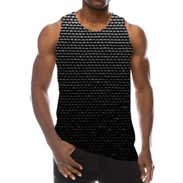 

mens graphic tank 3d men print boy black sleeveless pattern tees style, White;black