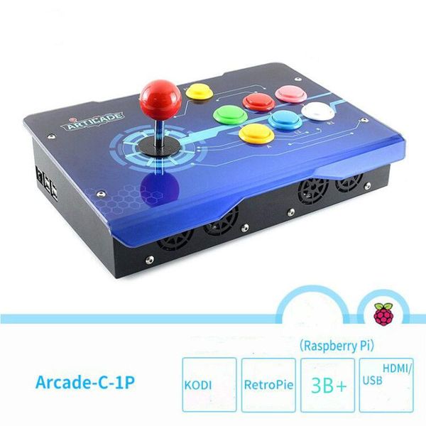 

game controllers & joysticks cdragon arcade joystick rapsberry pi 3b+console with games built in speaker inside