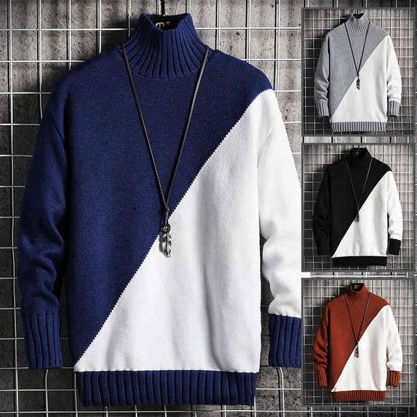 

spring autumn 's streetwear hip hop casual harajuku long sve s clothing darin collar sweater men, Black