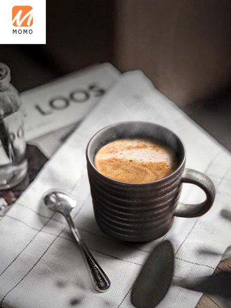 

handmade japanese style coffee set vintage gilding tea cup personality stoare creative mug household storage bottles & jars