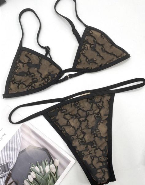 

20SS European fashion new design women's sexy mesh lace fabric logo embroidery spaghetti strap camisole and shorts panties underwear, Red;black