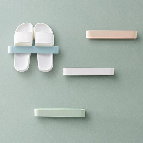 

hooks & rails slipper rack waterproof wall mounted high heels sports shoes storage bathroom home living room organizer supplies