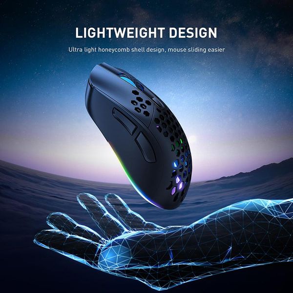 

mice onikuma cw906 wired mouse silent mause e-sports game computer ergonomic with usb receiver gamer for pc laptop