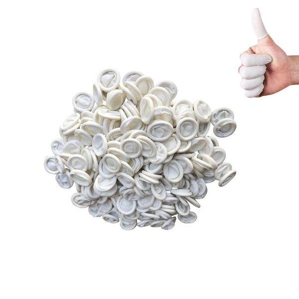 

disposable gloves latex finger cots, thick fingertips protective