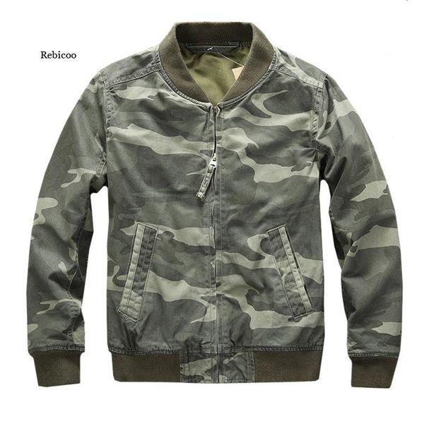 

camouflage jackets men military baseball jacket casual fashion spring autumn camo tactical coat male green khaki men's, Black;brown