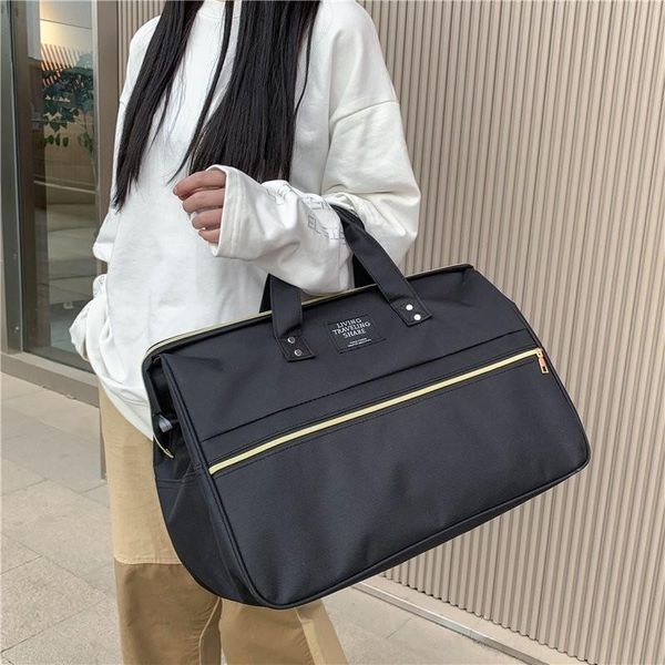 

duffel bags outdoor sports fitness women bag oxford cloth water repellent travel 2022