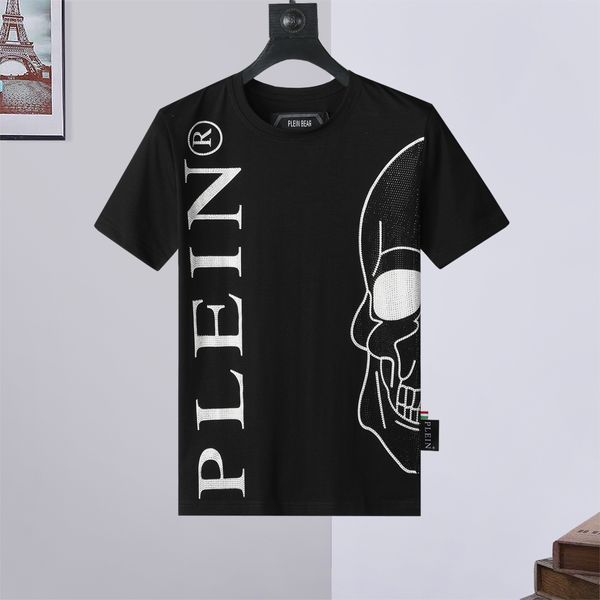 PLEIN BEAR T SHIRT Mens Designer Tshirts Rhinestone Skull Men T-shirts Classical High Quality Hip Hop Streetwear Tshirt Casual Top Tees PB 16623