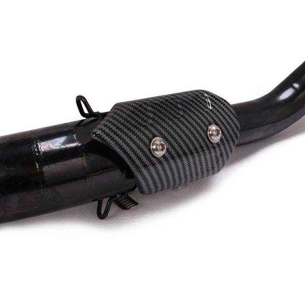 

motorcycle exhaust system universal in the middle cover high temperature resistant insulated stainless steel protection