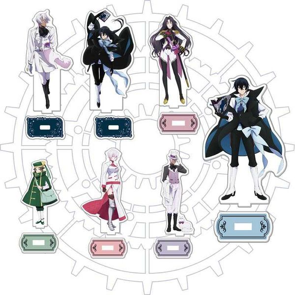 O Estudo de Caso de Vanitas Keychain Character Anime Acrílico Figura Stand Modelo Suporte de Placa De Mesa Decoração Sinal De Permanência Cosplay Presente G1019