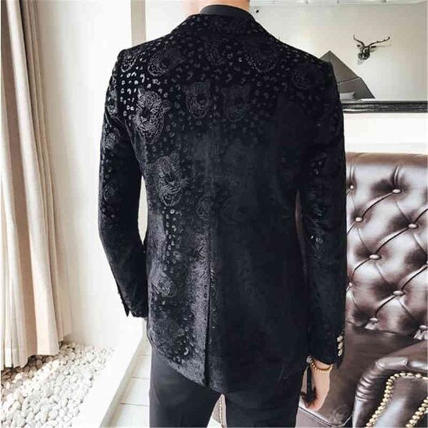 

suits men's & blazers tang cool arrival mens velvet floral prom dress casual blazer and suit q1bi, White;black