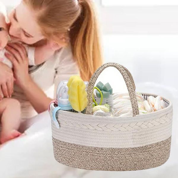 

laundry bags baby diaper caddy organizer portable nursery essentials storage basket mummy carriage wet wipes bag handbag pram hx5a