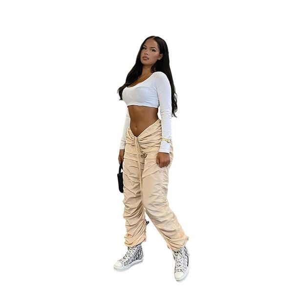 

women's pants & capris casual fashion loose leggings fitness street wear elastic high waist trousers female bottom, Black;white