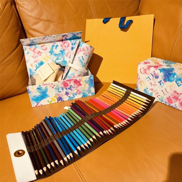 

xlvx 40 colours colour pencil set ink collectable case safe non toxic water soluble luxury designers art painting graffiti kid stationery pe