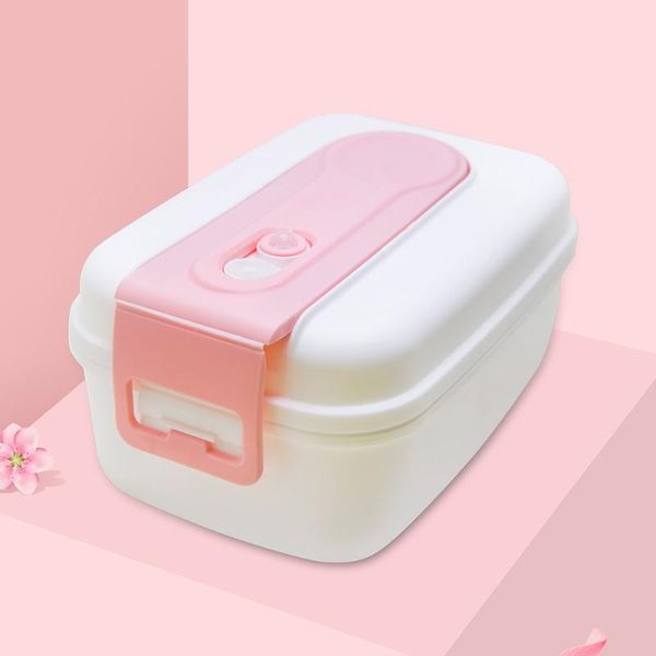 

dinnerware sets 660ml portable lunch box leakproof bento pp silicone lunchbox container microwave pantry organization