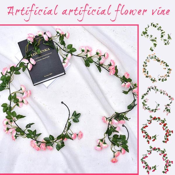 

decorative flowers & wreaths artificial plant rattan bridal wedding bouquet home decoration wall decor diy party decorations supplies