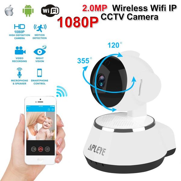 

2.0mp wireless wifi 1080p ip cctv camera 4g ir-cut night vision network smartphone control real-time video playback cameras