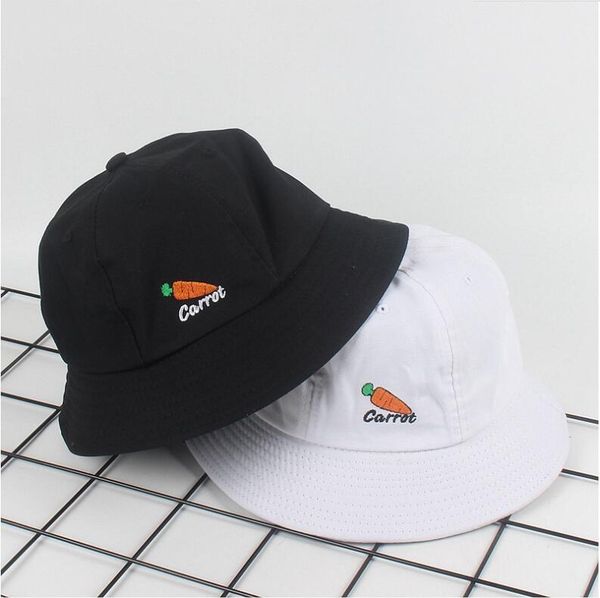 

cloches cute vegetable carrot bucket hats for women boonie bob hip hop caps fishing man panama hat female summer, Blue;gray