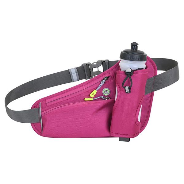 

outdoor bags reflective strip adjustable sport with water bottle holder lightweight waist bag waterproof running belt hiking large capacity