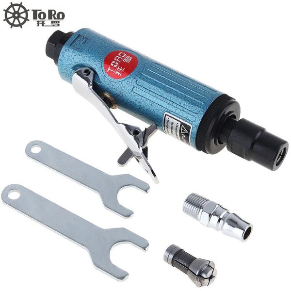 

pneumatic tools toro 1/4" straight shank collet grinding machine air die grinder for engraving tire repair polishing