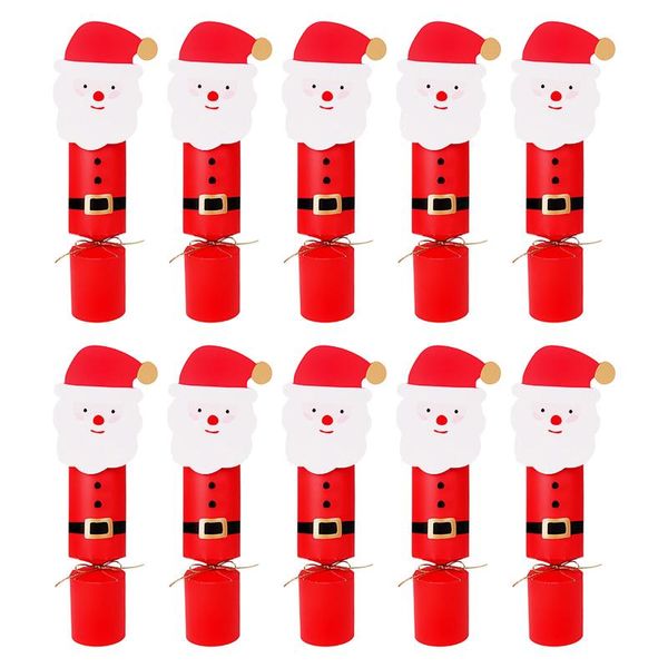 

christmas decorations 10pc gift box creative shape set santa claus reindeer elk candy bag cookie tag exquisite present packag