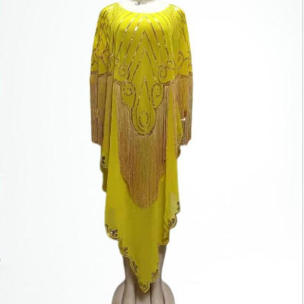 

african dresses for women ladies lace tassel dashiki dress bazin riche traditional clothes headtie 2021 attire robe africaine ethnic clothin, Red