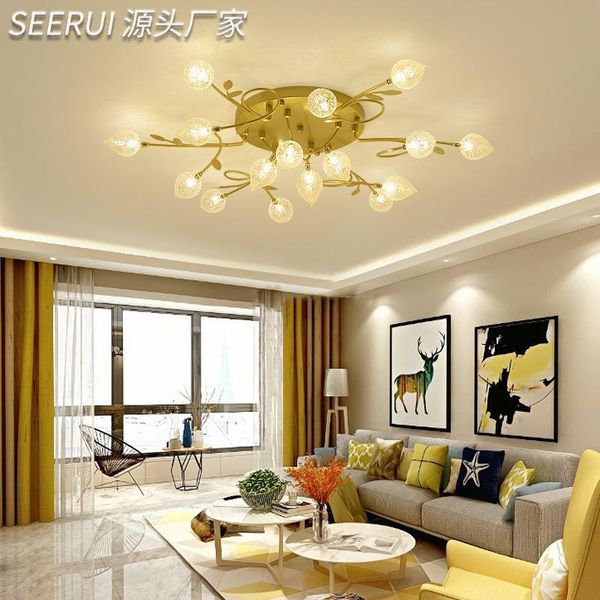 

ceiling lights nordic led bedroom light fixtures mounted luminaire luxury crystal luminaria e27 lamps