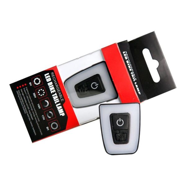 

bike ride rear light portable usb charging warning tail led equipment night riding lamp lights