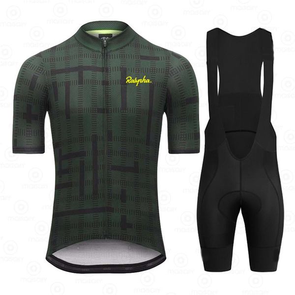 

cycling jersey kit bicycle short sleeve ralvpha men bike bib shorts clothes maillot sets clothing ropa ciclismo racing, Black;blue