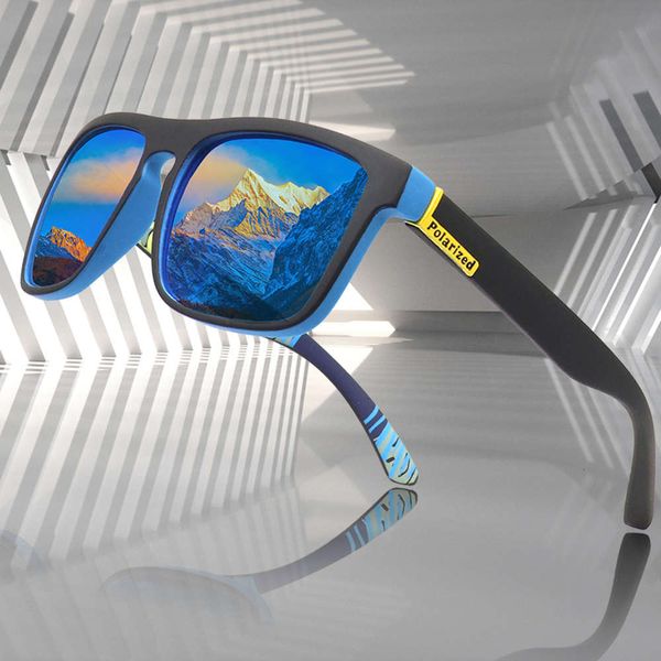 

2020 new guy's polarized brand designer vintage classic mirror fashion square women's sunglasses men, Black